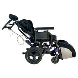 Quickie Iris SE tilt-in-space wheelchair - reclining backrest