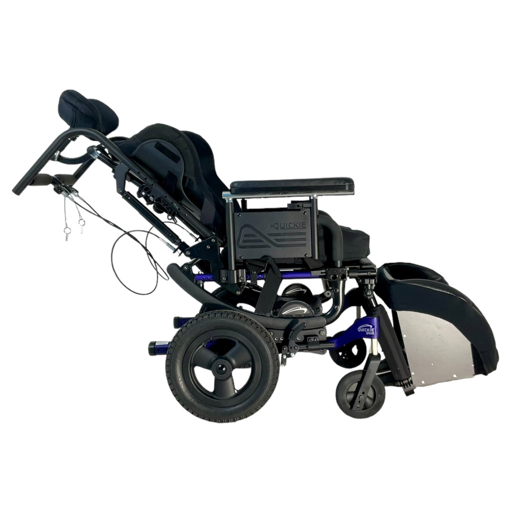 Quickie Iris SE tilt-in-space wheelchair - reclining backrest