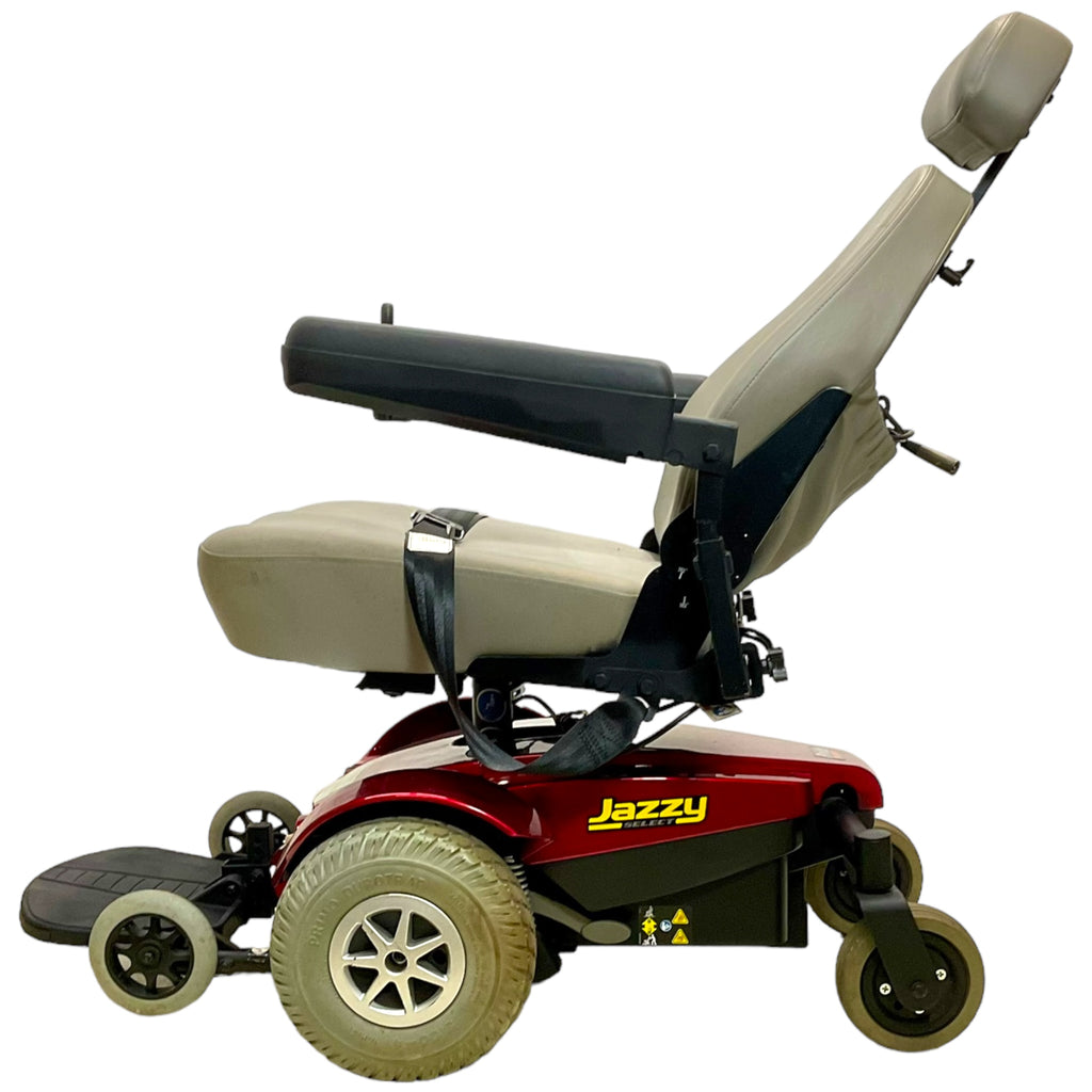 Pride Jazzy Select power chair - manual seat recline