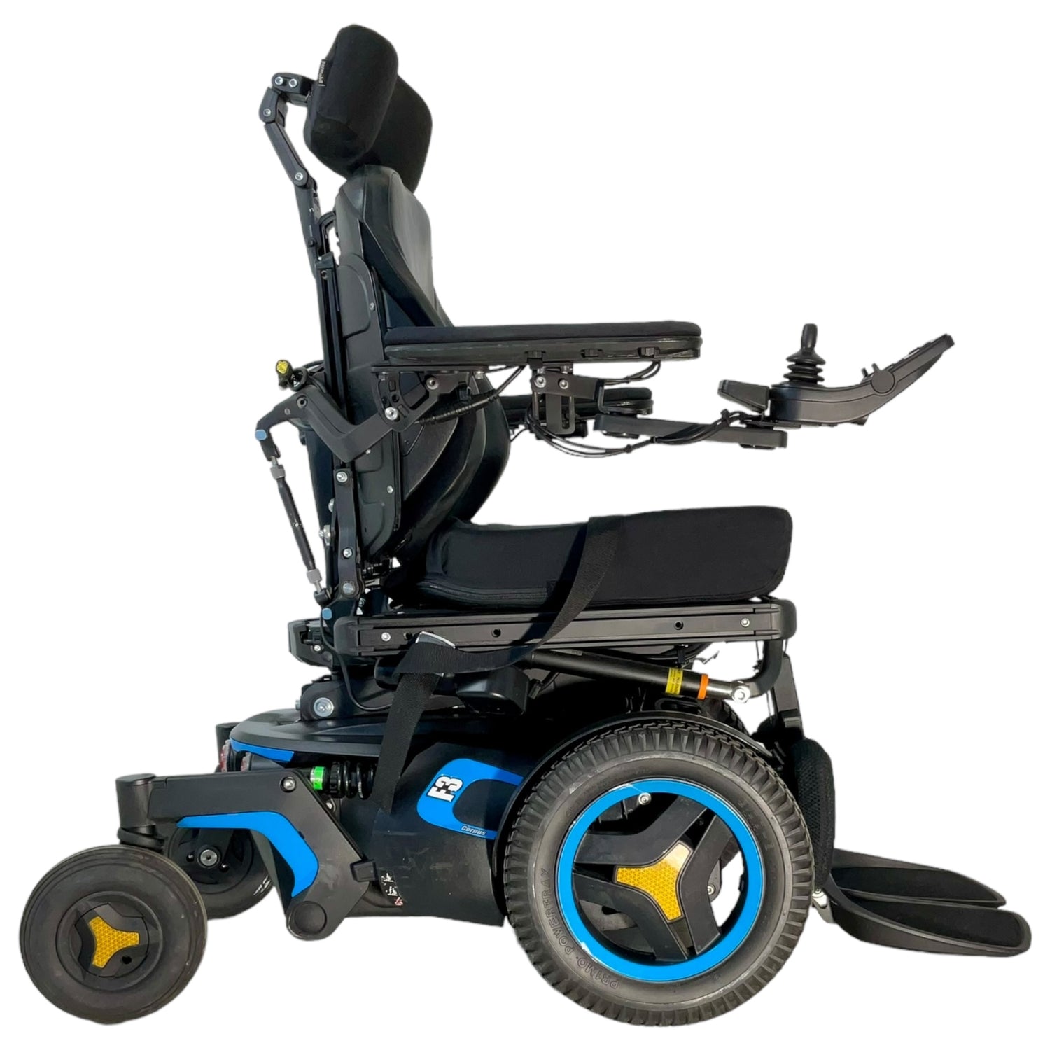 Right profile view of Pemobil F3 Corpus Power Chair