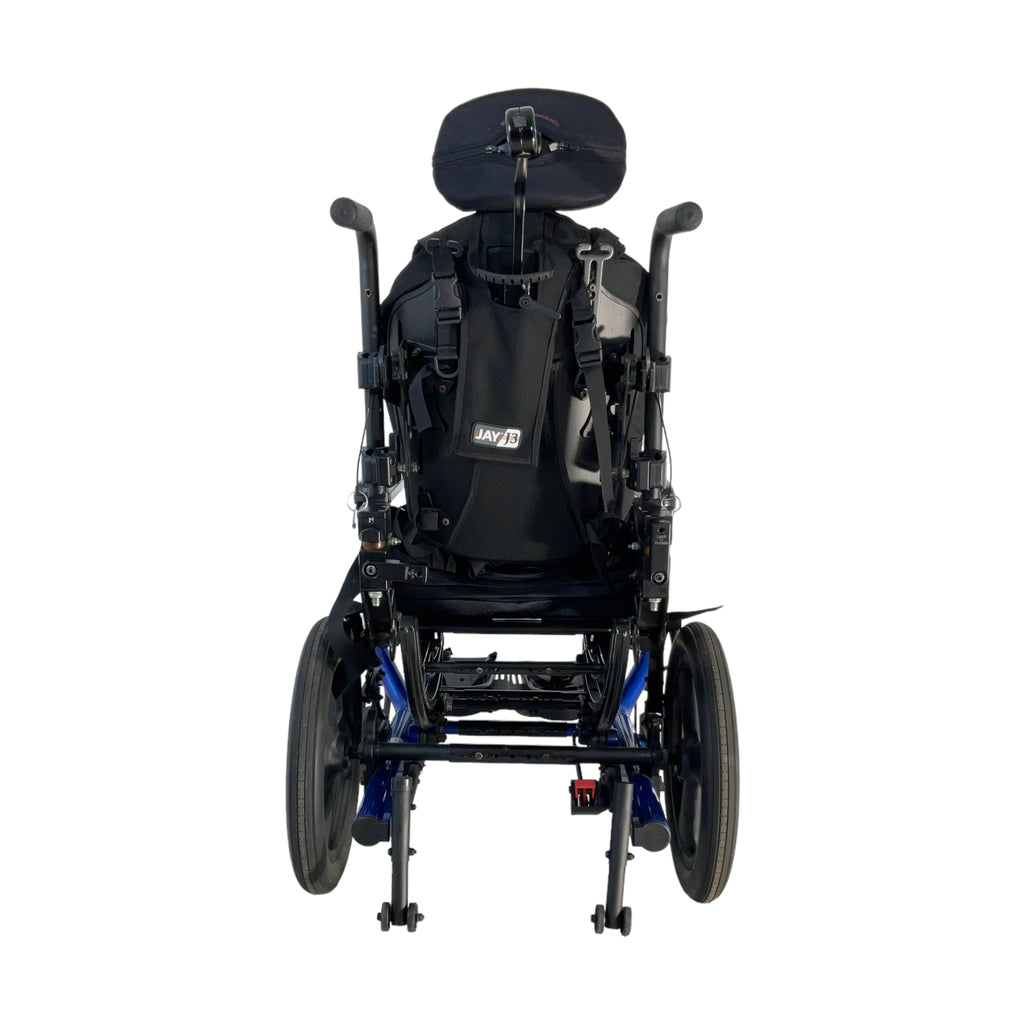 Back view of Ki Mobility Focus CR Tilt-in-Space wheelchair