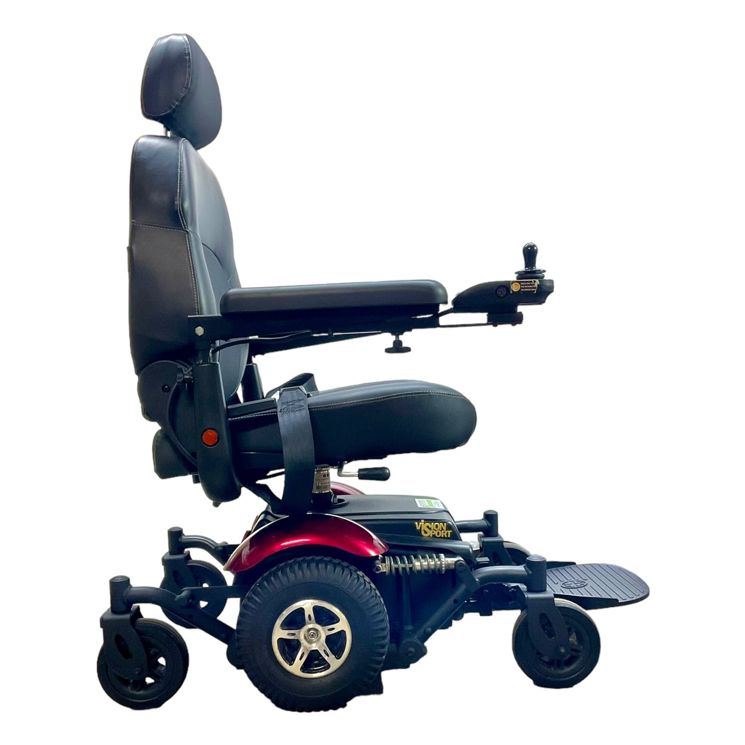 Right profile view of Merits Vision Sport power chair