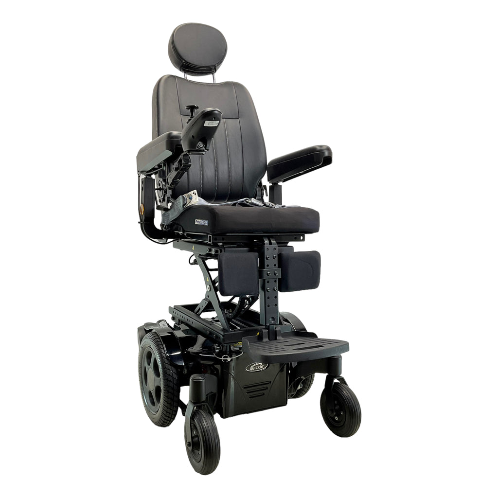 Overview of Sunrise Medical Quickie Pulse 6 Rehab Power Chair with seat elevate