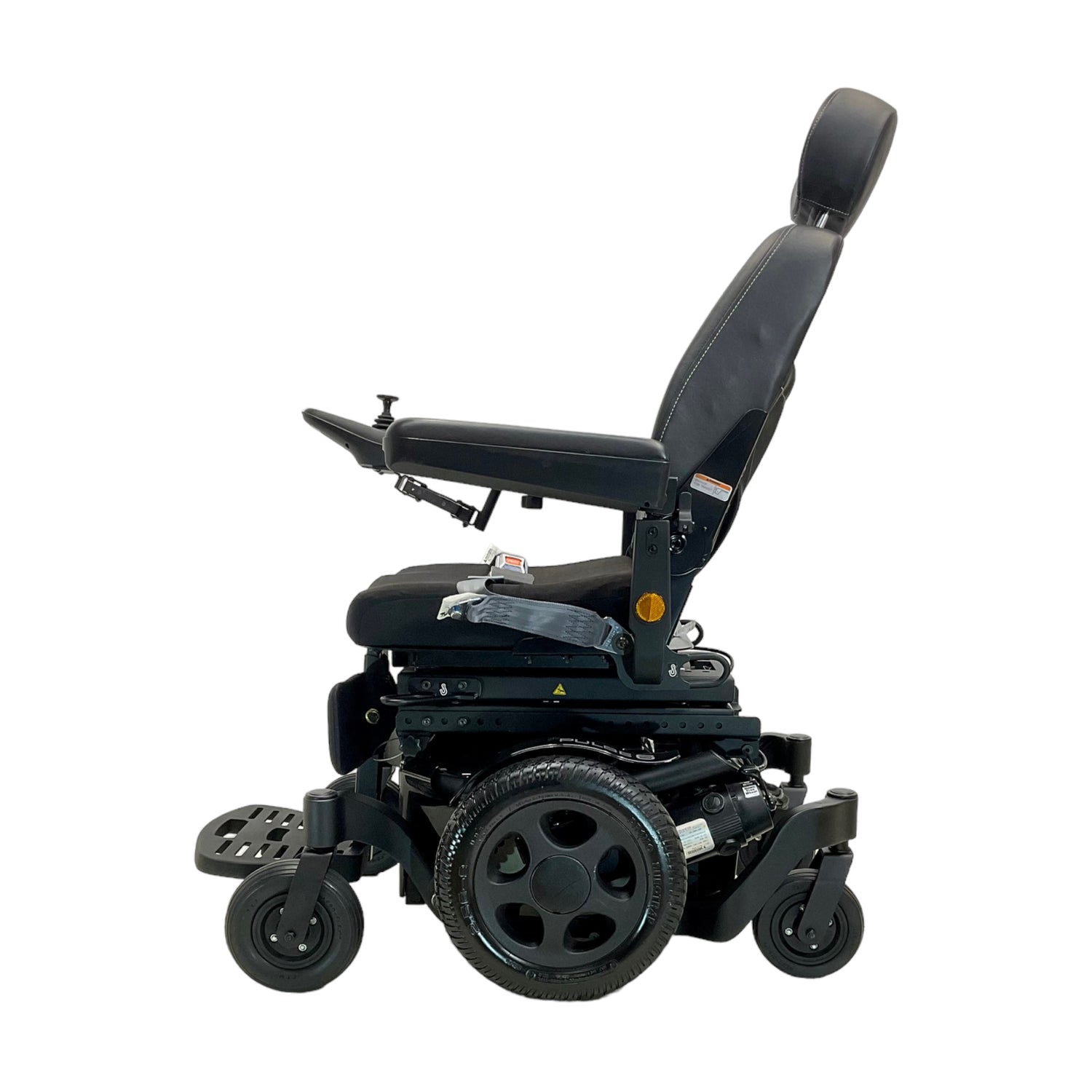 Left side profile view of Sunrise Medical Quickie Pulse 6 Rehab Power Chair