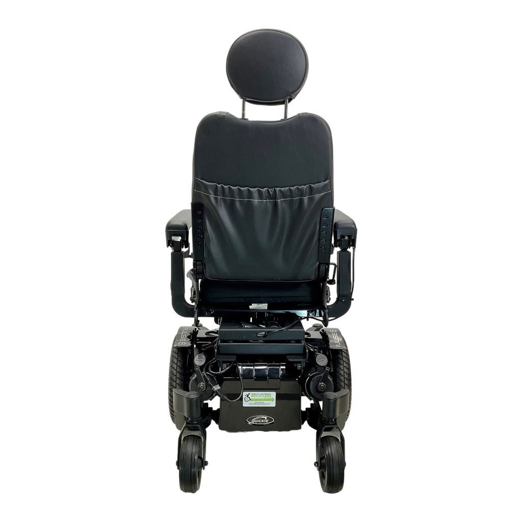 Rear view of Sunrise Medical Quickie Pulse 6 Rehab Power Chair