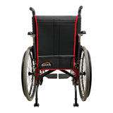 Back view of Quickie 2 manual wheelchair
