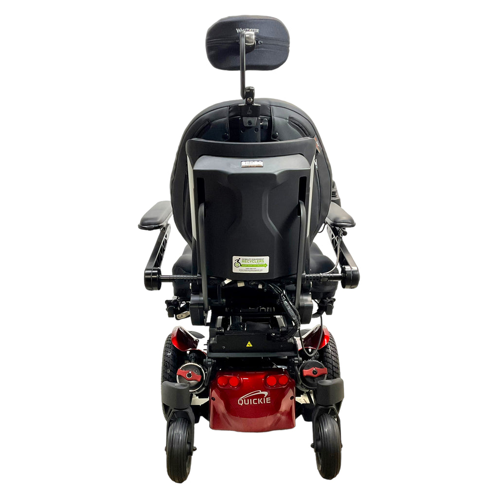 Back view of Quickie Q500 M power chair