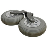Rear Caster Wheel Assembly for Permobil C300, C350, K300, K450 MX Power Chairs | Solid Flat-Free Tires