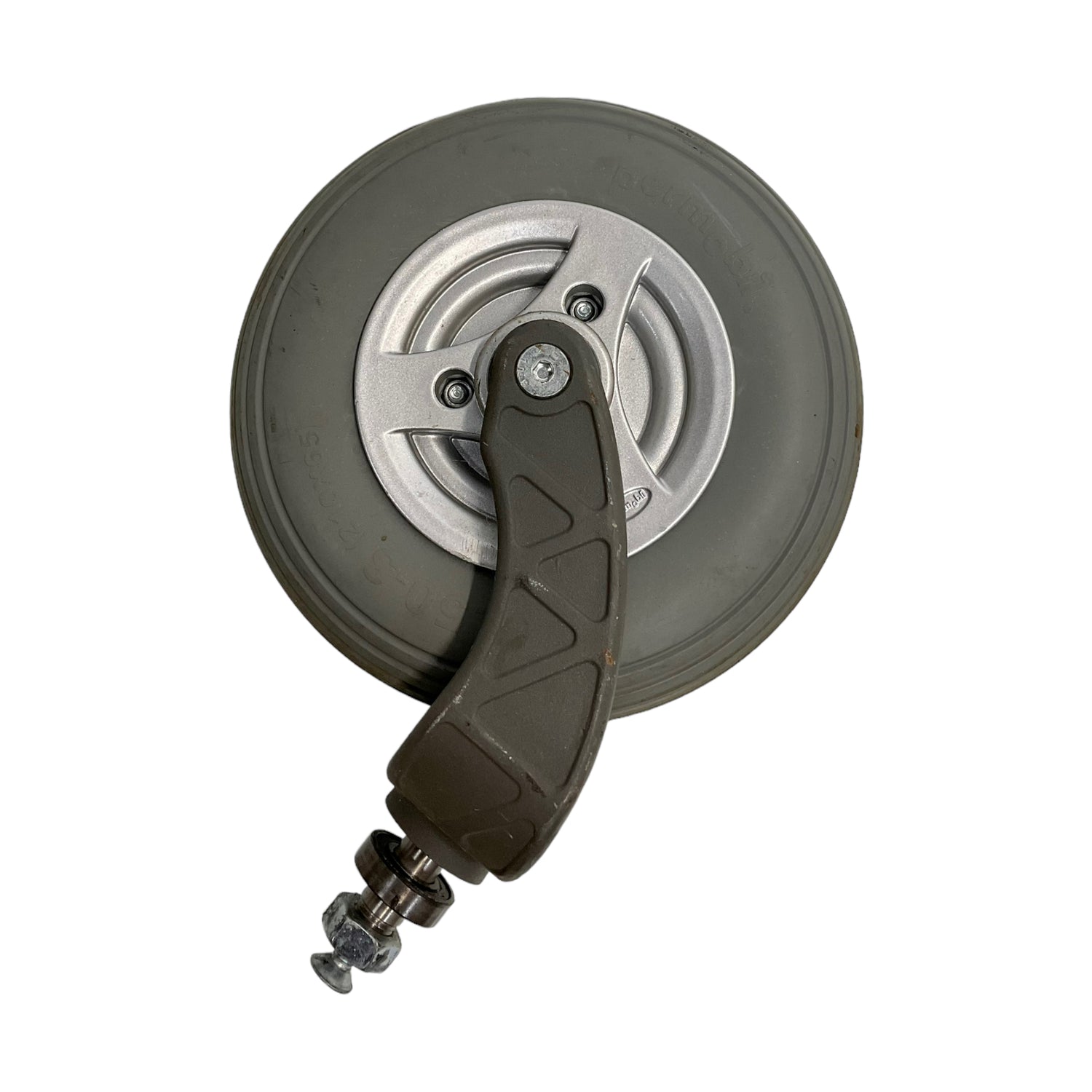 Rear Caster Wheel Assembly for Permobil C300, C350, K300, K450 MX Power Chairs | Solid Flat-Free Tires