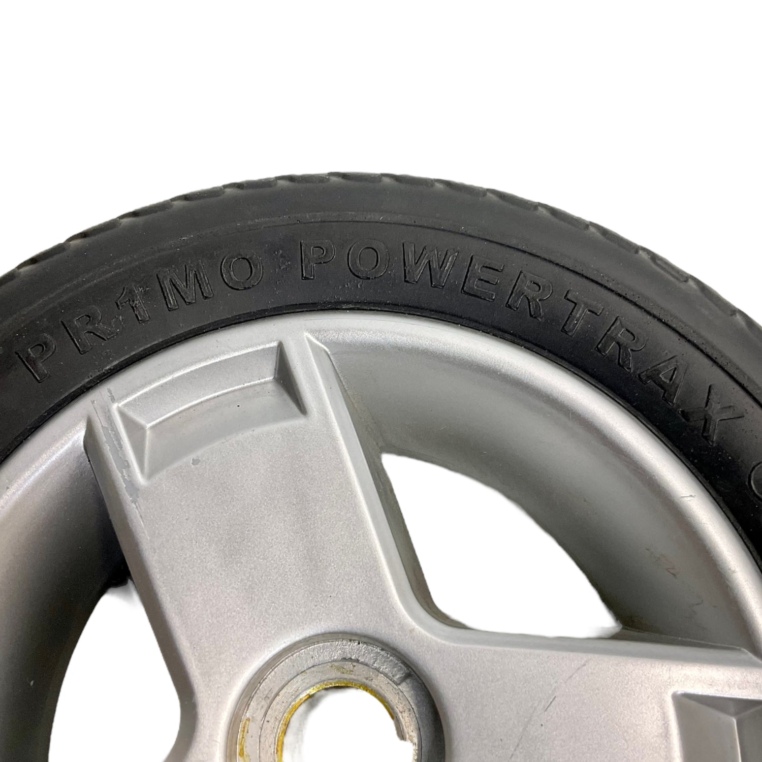 Flat-Free Drive Wheel Assembly for Pride Mobility Go-Chair, Go-Chair MED, & Kozmo Power Chairs | 9 x 3 inches | Pr1mo Powertrax