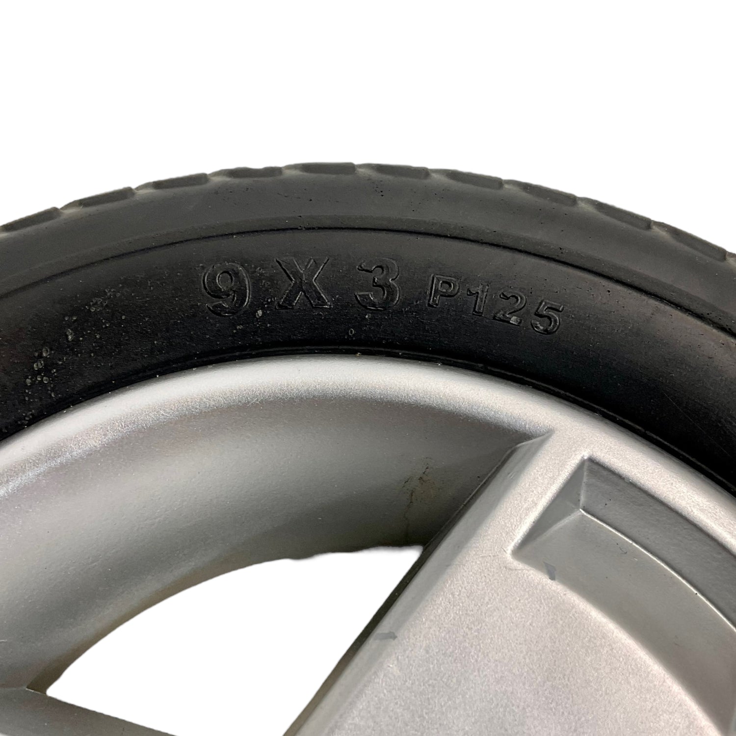 Flat-Free Drive Wheel Assembly for Pride Mobility Go-Chair, Go-Chair MED, & Kozmo Power Chairs | 9 x 3 inches | Pr1mo Powertrax