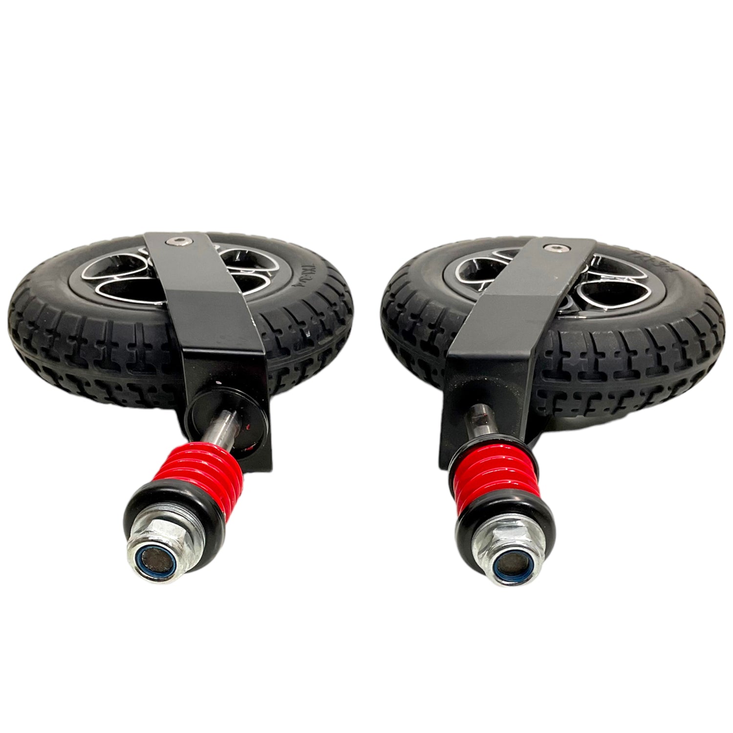 Set of Front Caster Wheels for Innuvo N5513A Folding Power Chair | Mounting Hardware Included