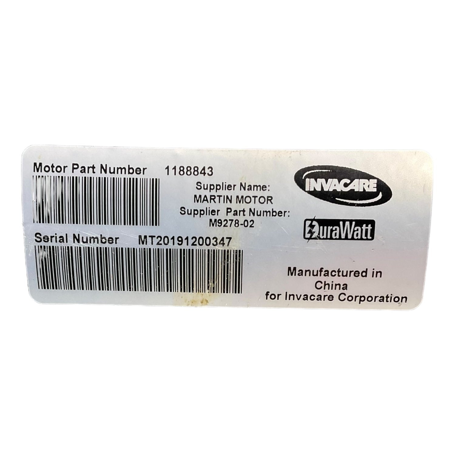 Low Speed Motor Assembly for Invacare TDX SP2, TDX SP2X, TDX SP2V, & TDX SP2V HD Power Chairs | 60128539 | 60128540