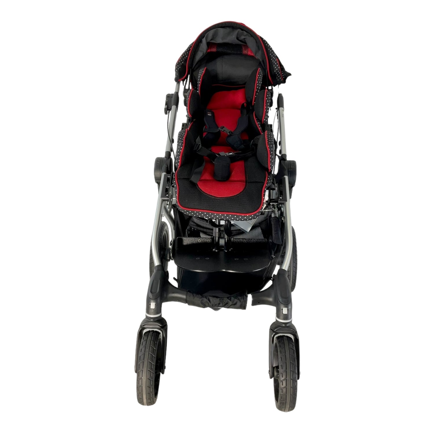 Front view of Quickie Zippie Voyage stroller
