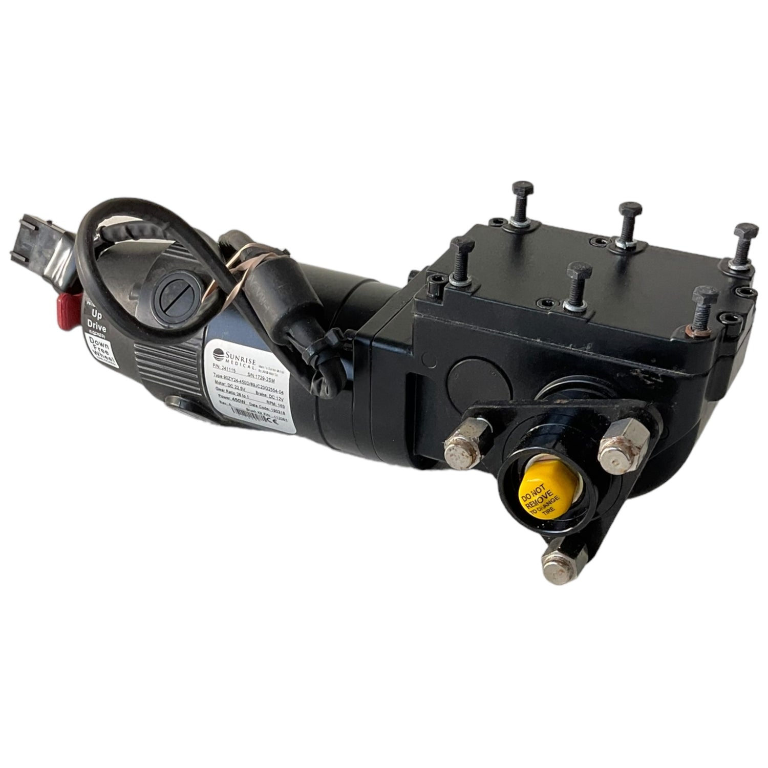 Motor & Gearbox Assembly for Quickie Q700 M, Q700-Up M, Q500 M & Q400 M | 241114 | 241115