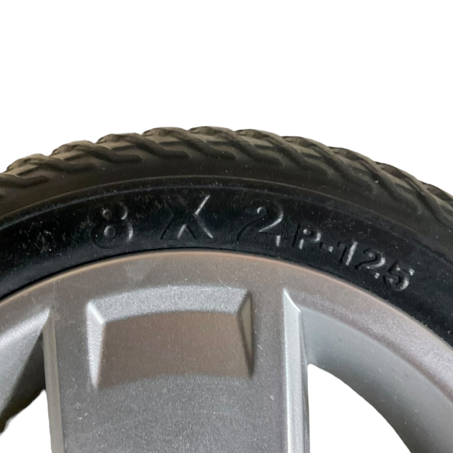 Flat-Free Front Wheel Assembly for Pride Go-Go Elite Traveller Plus, Go-Go Ultra X, Go-Go LX, Go-Go Endurance Li Scooters | Pr1mo Powertrax 8 x 2 inch