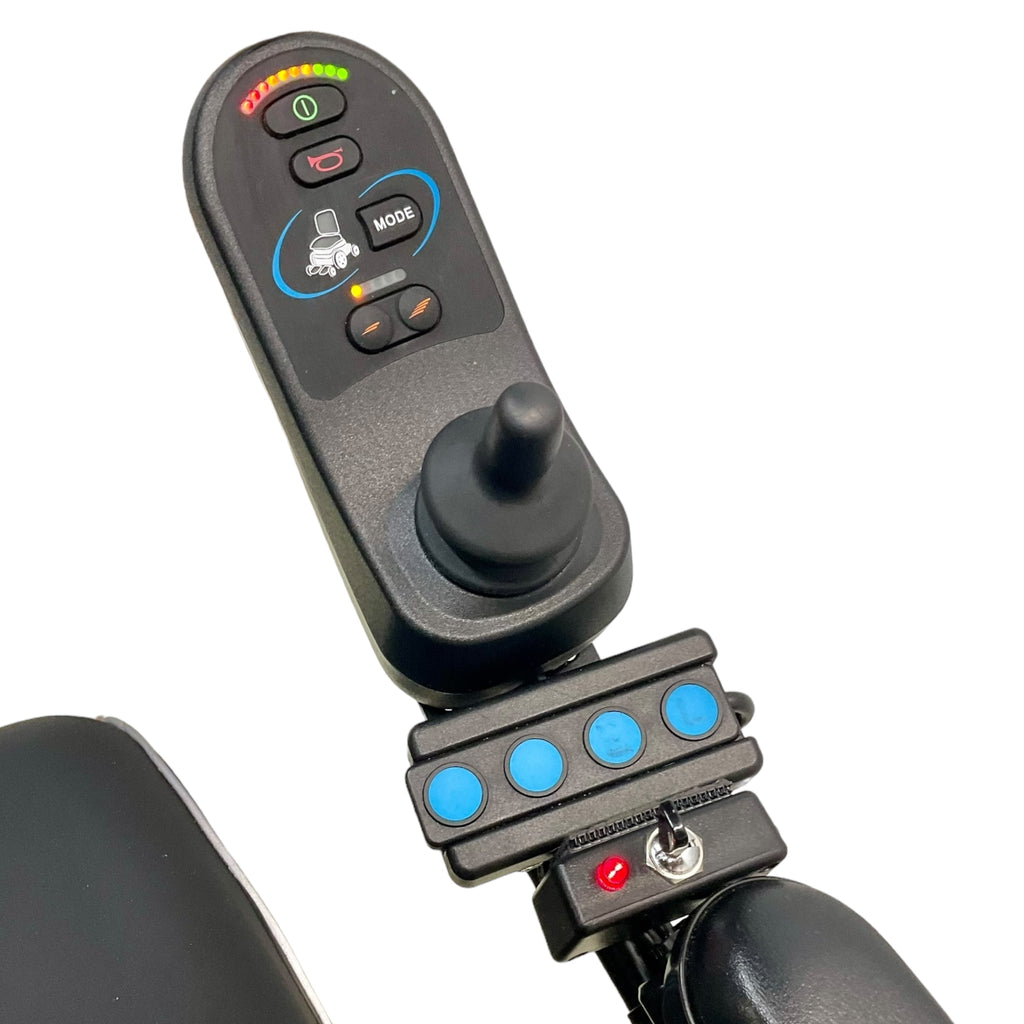 Joystick controller with toggle switches for Rovi X3 power chair
