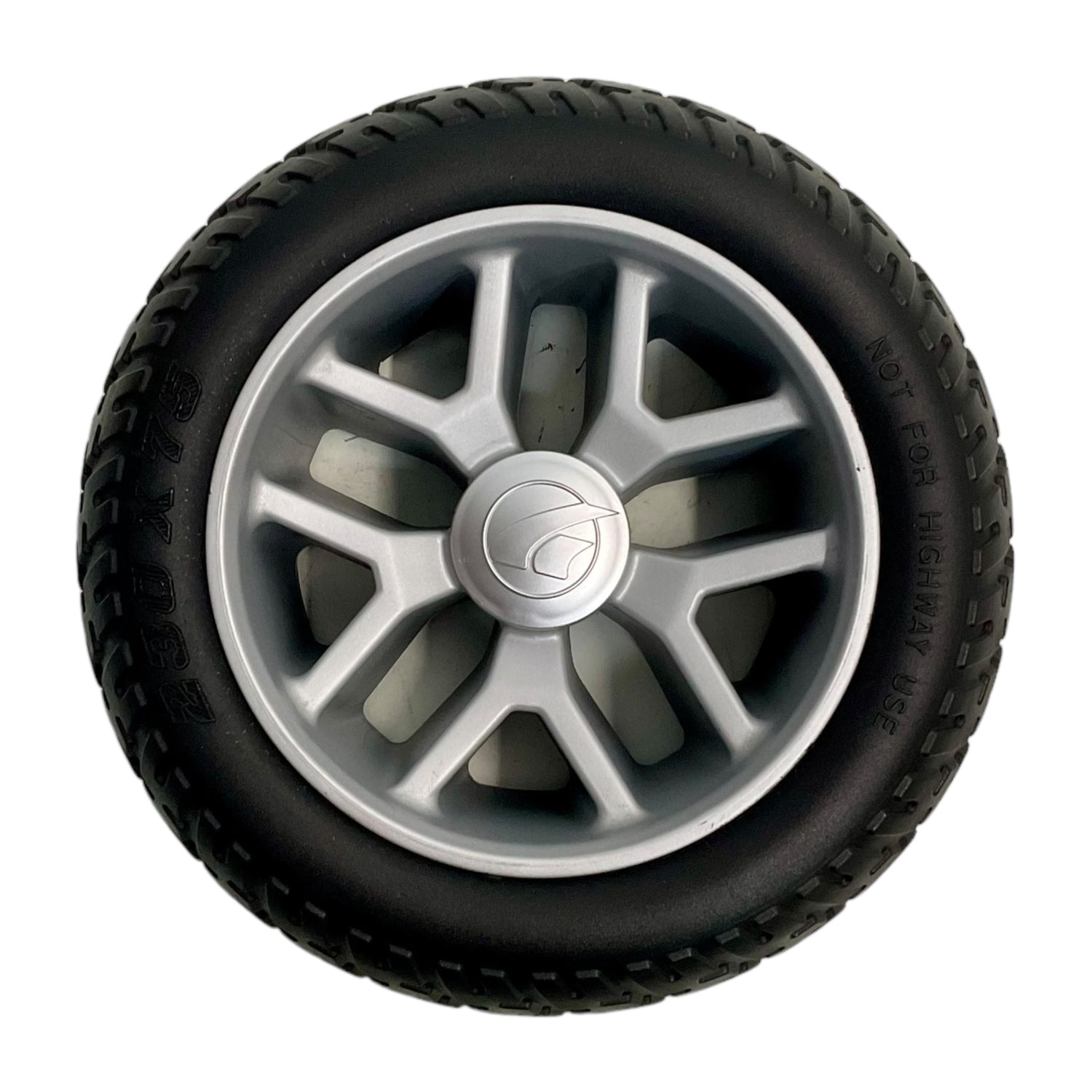 Front Wheel Assembly for Golden Buzzaround EX Scooters | Flat-Free | 9 x 2 inches