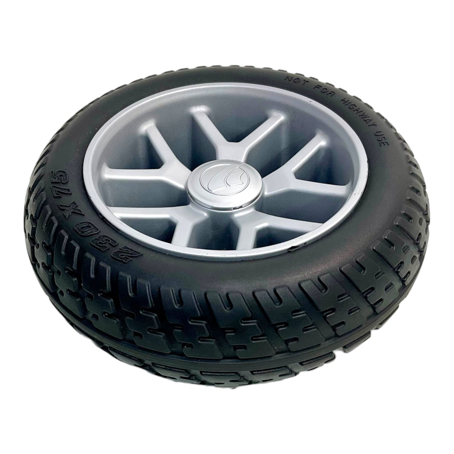 Front Wheel Assembly for Golden Buzzaround EX Scooters | Flat-Free | 9 x 2 inches