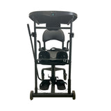 Front view of EasyStand Evolv Medium sit to stand in seating position