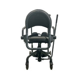 Back view of EasyStand Evolv Medium sit to stand in seating position