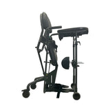 Side view of EasyStand Evolv Medium sit to stand in upward position