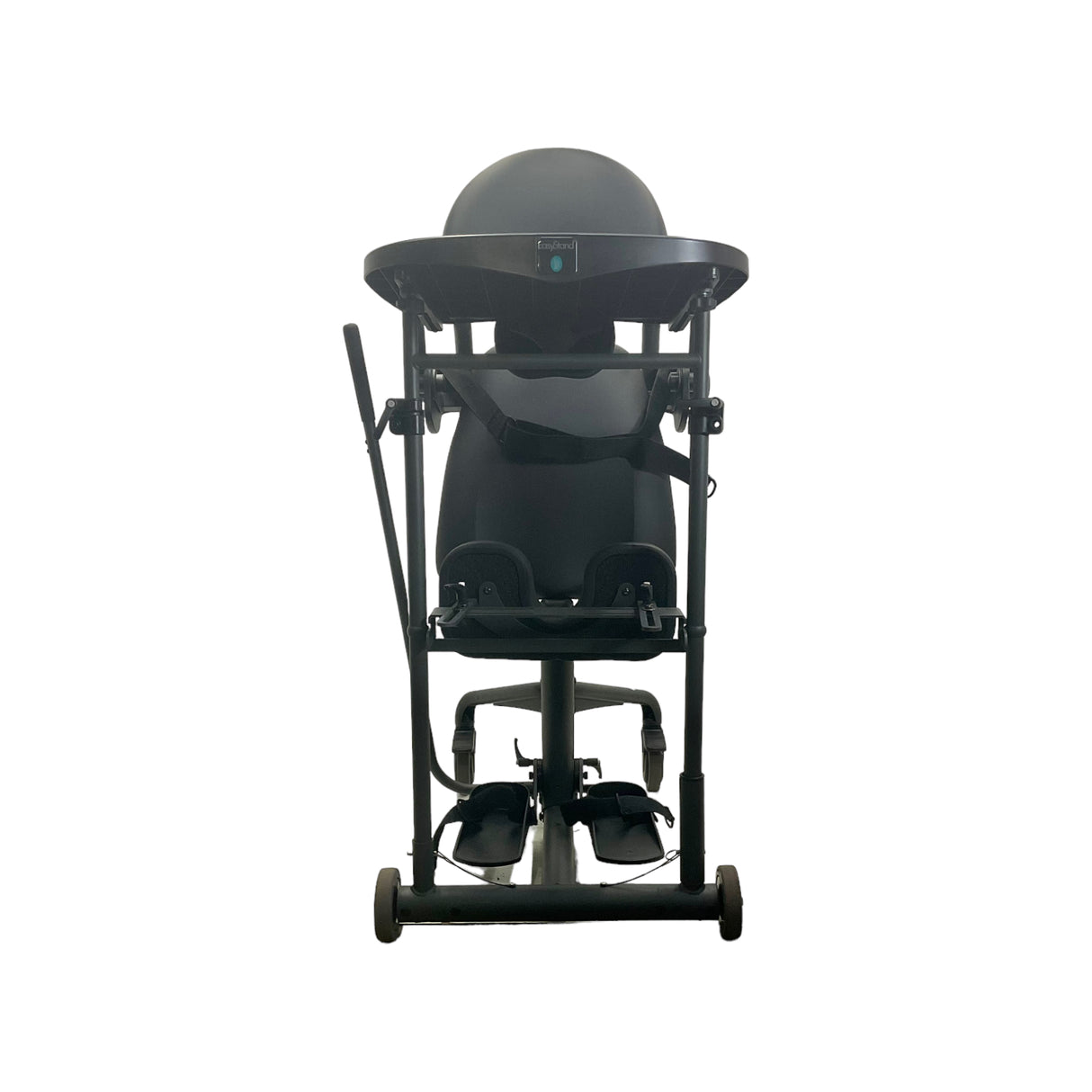 Front view of EasyStand Evolv Medium sit to stand in upward position