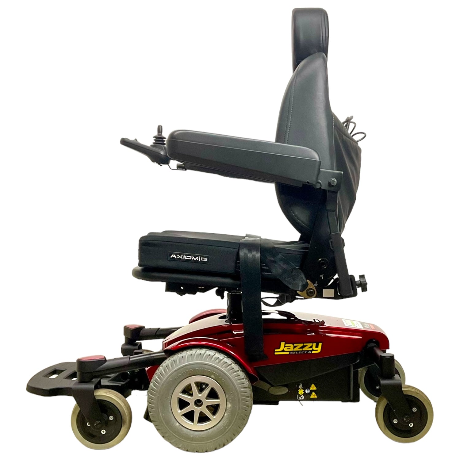 Left profile view of Pride Jazzy Select 6 power chair