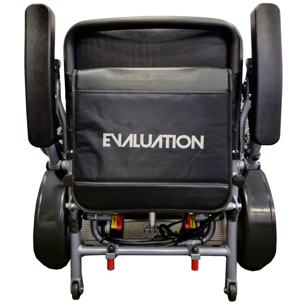 Evaluation Evolution Automatic Folding Power Wheelchair - folded