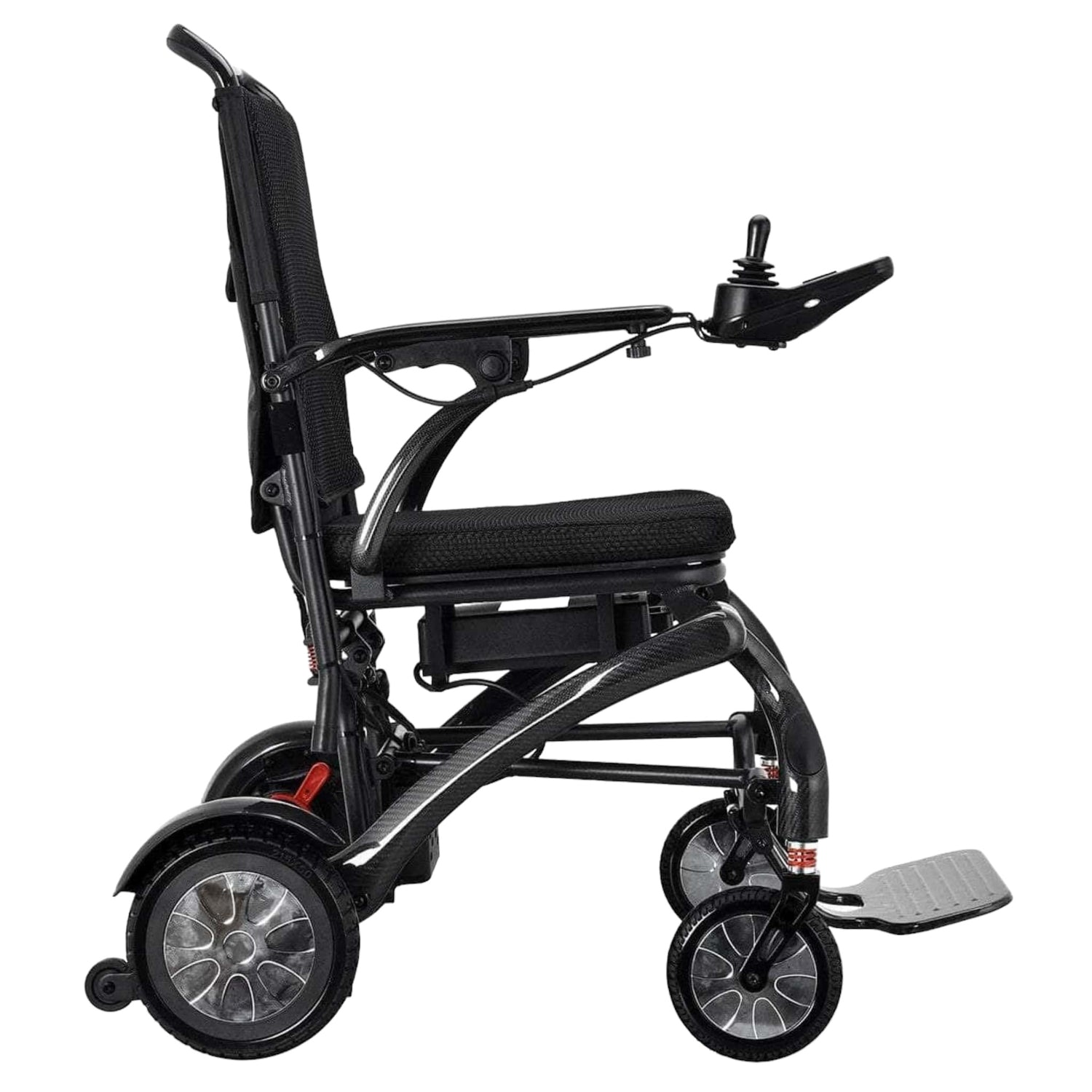 Right profile view of Matrix Ultra lightweight power wheelchair