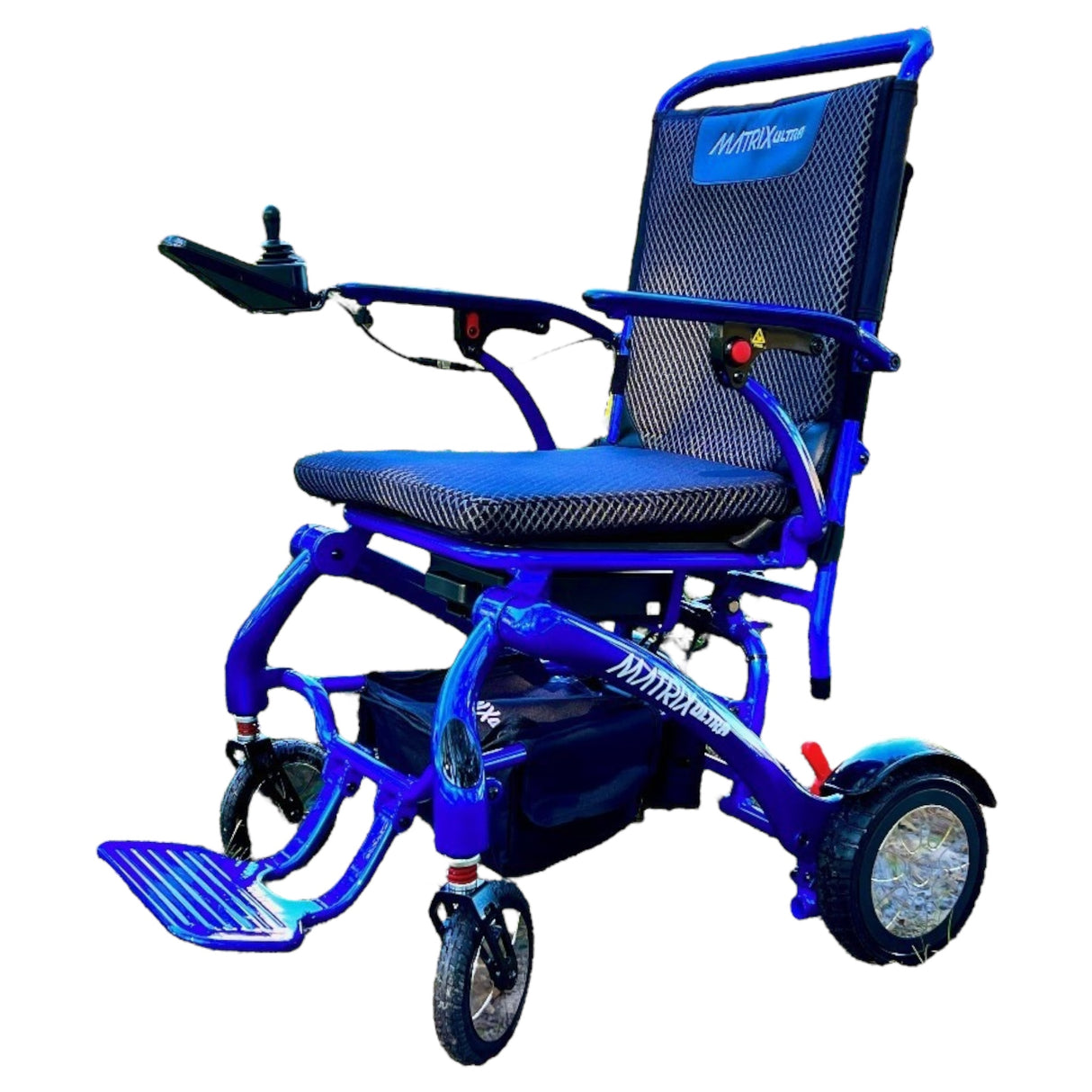 Matrix Ultra lightweight power wheelchair - blue