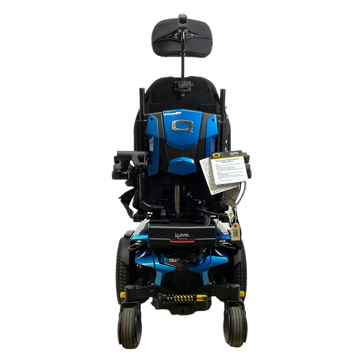 Back view of Quantum Q6 Edge 3 power chair