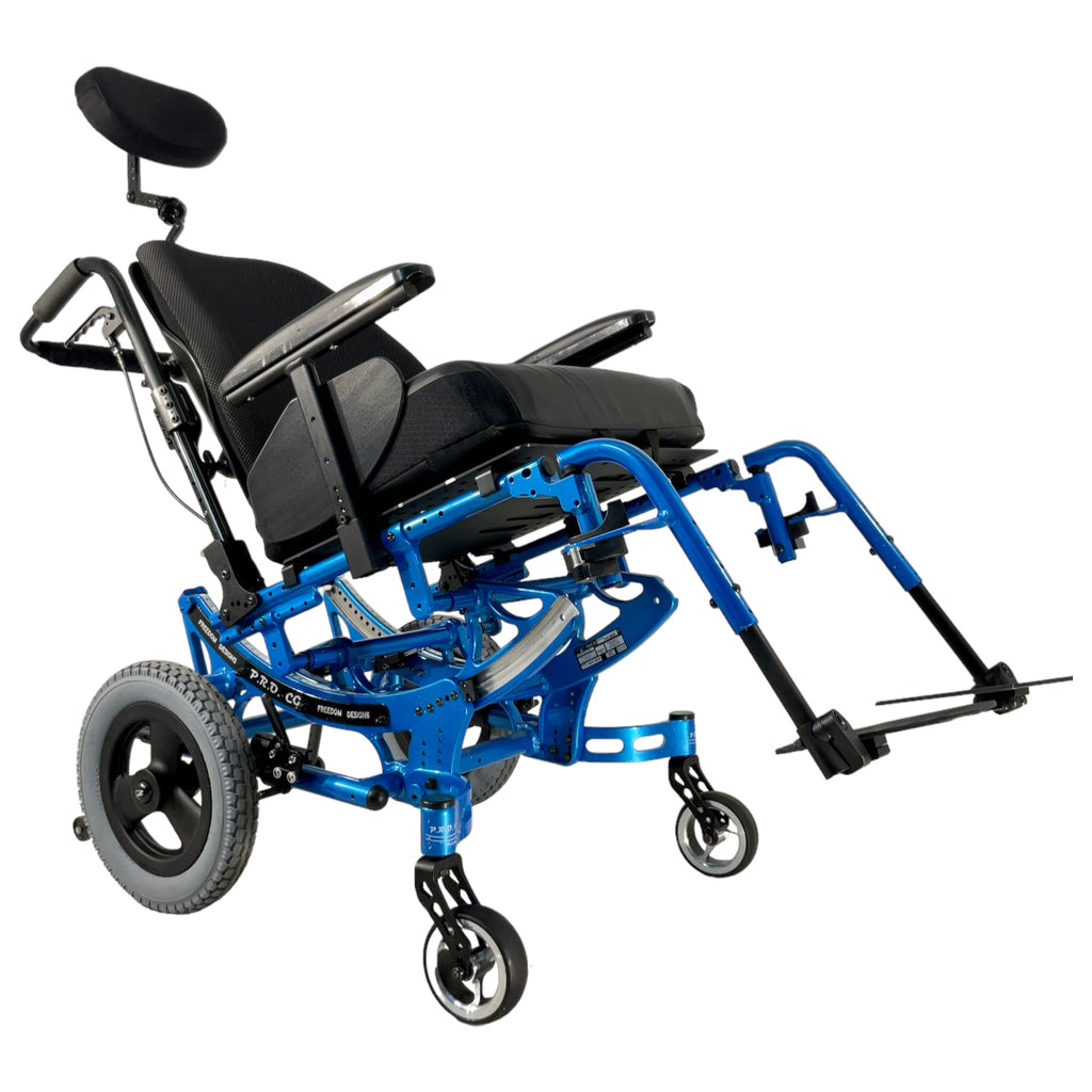 Overview of Tilt-in-Space Freedom Designs P.R.O. CG Manual Wheelchair