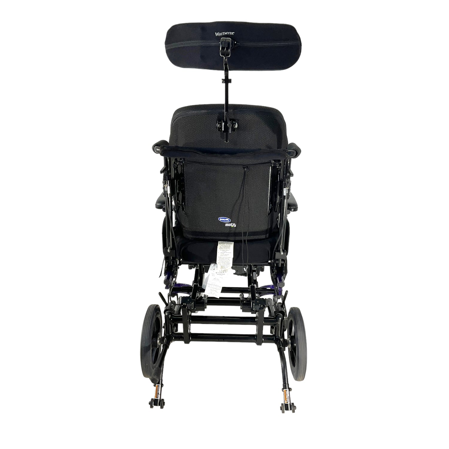 Back view of Freedom Mobility P.R.O. CG Tilt-in-Space Wheelchair