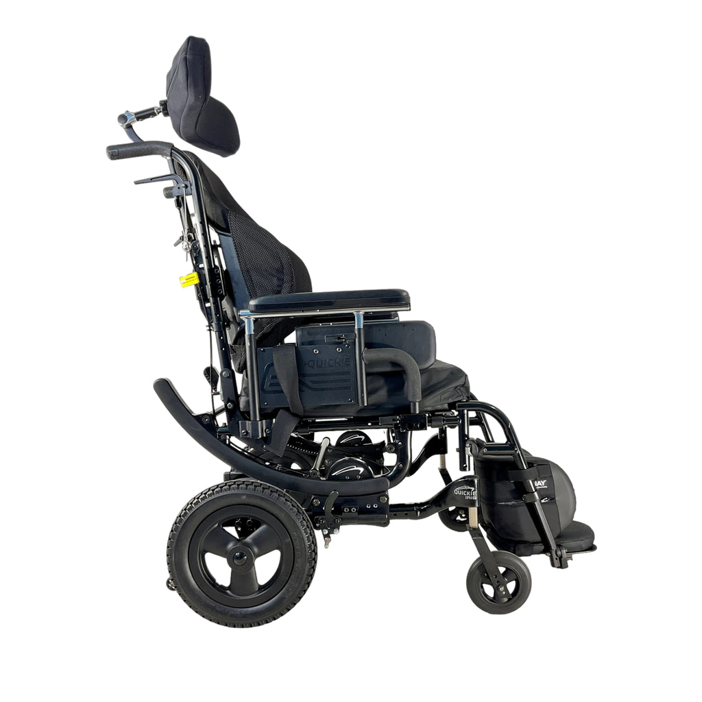 Right side view of Sunrise Medical Quickie Iris Tilt-in-Space Wheelchair