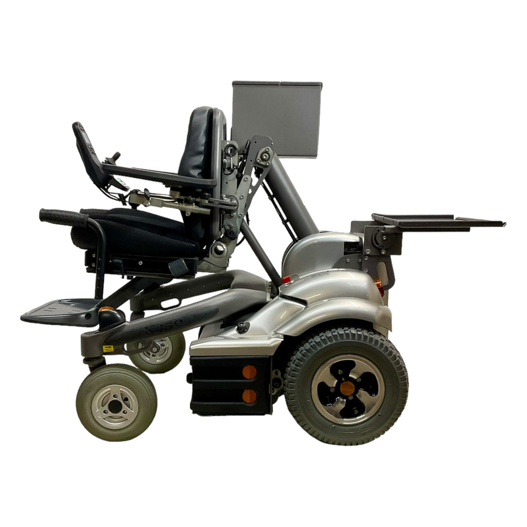 Left profile view of Permobil K450 MX power chair