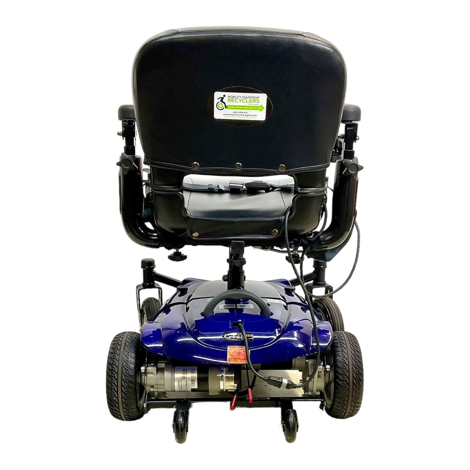 Back view of Drive Cobalt X23 power chair