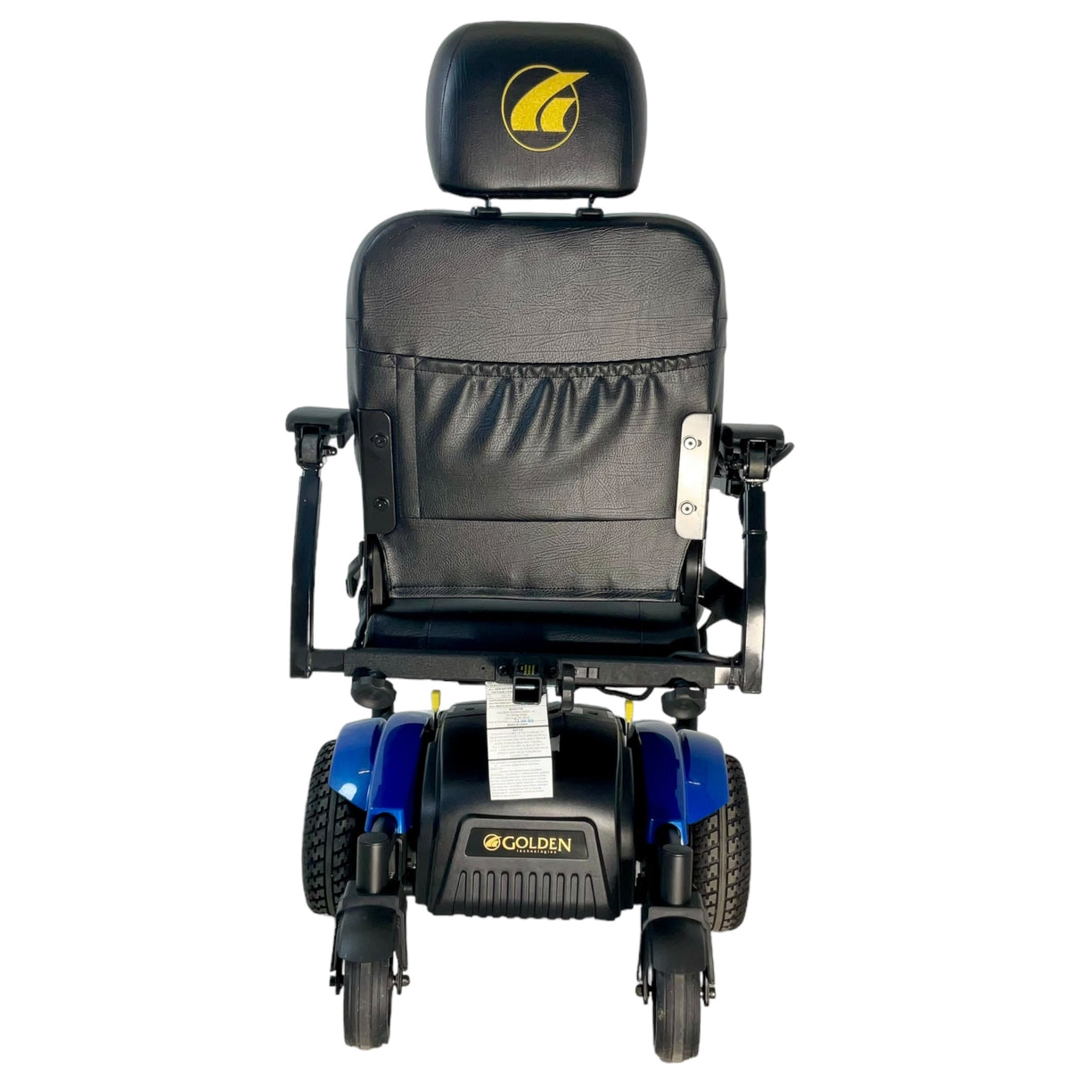 Back view of Golden Compass Sport power chair