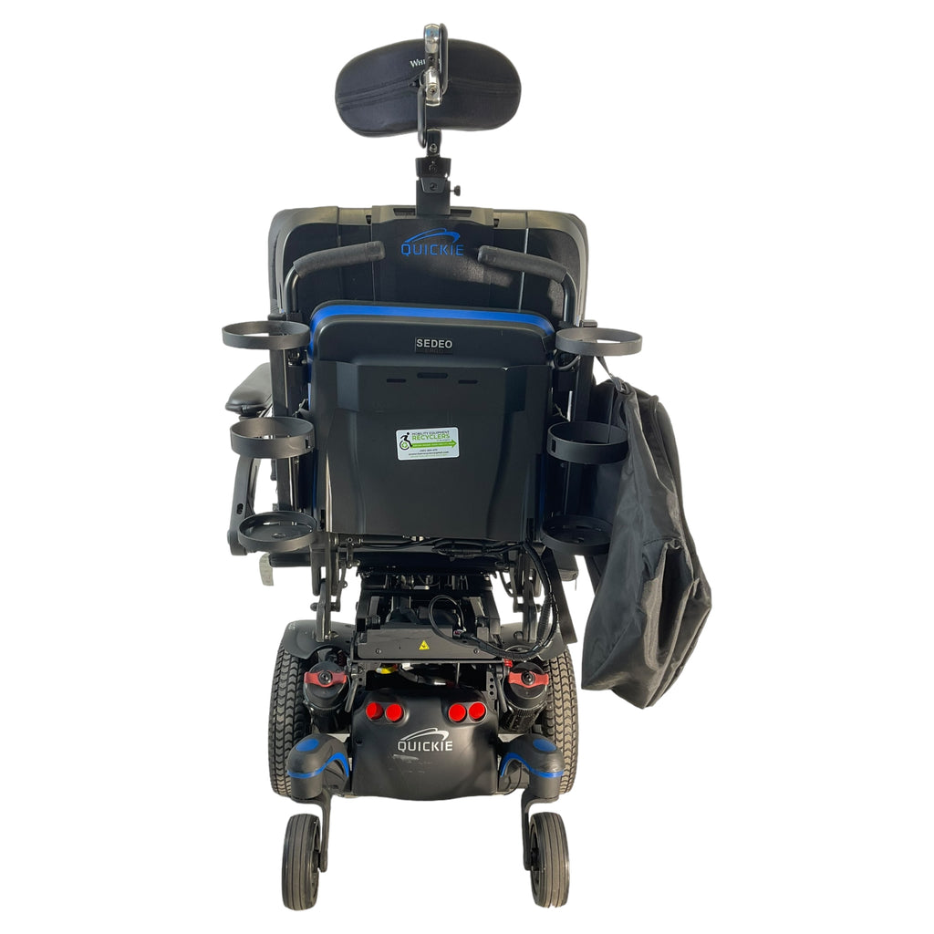 Back view of Quickie Q700 M power chair