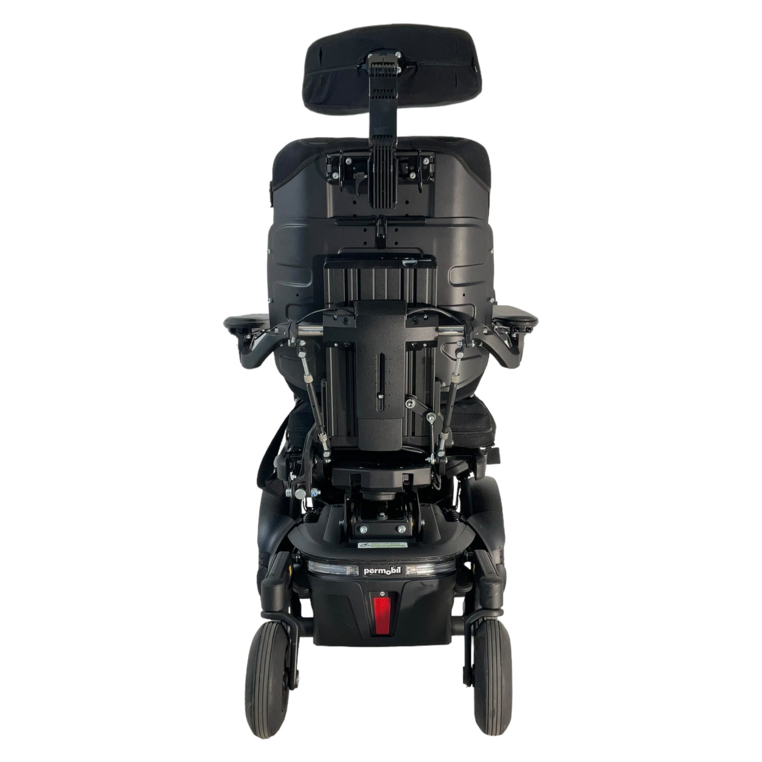Back view of Permobil F3 power chair