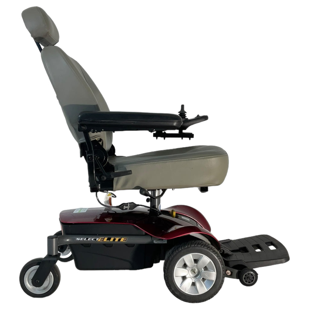 Pride Jazzy Select Elite power chair - manual seat recline