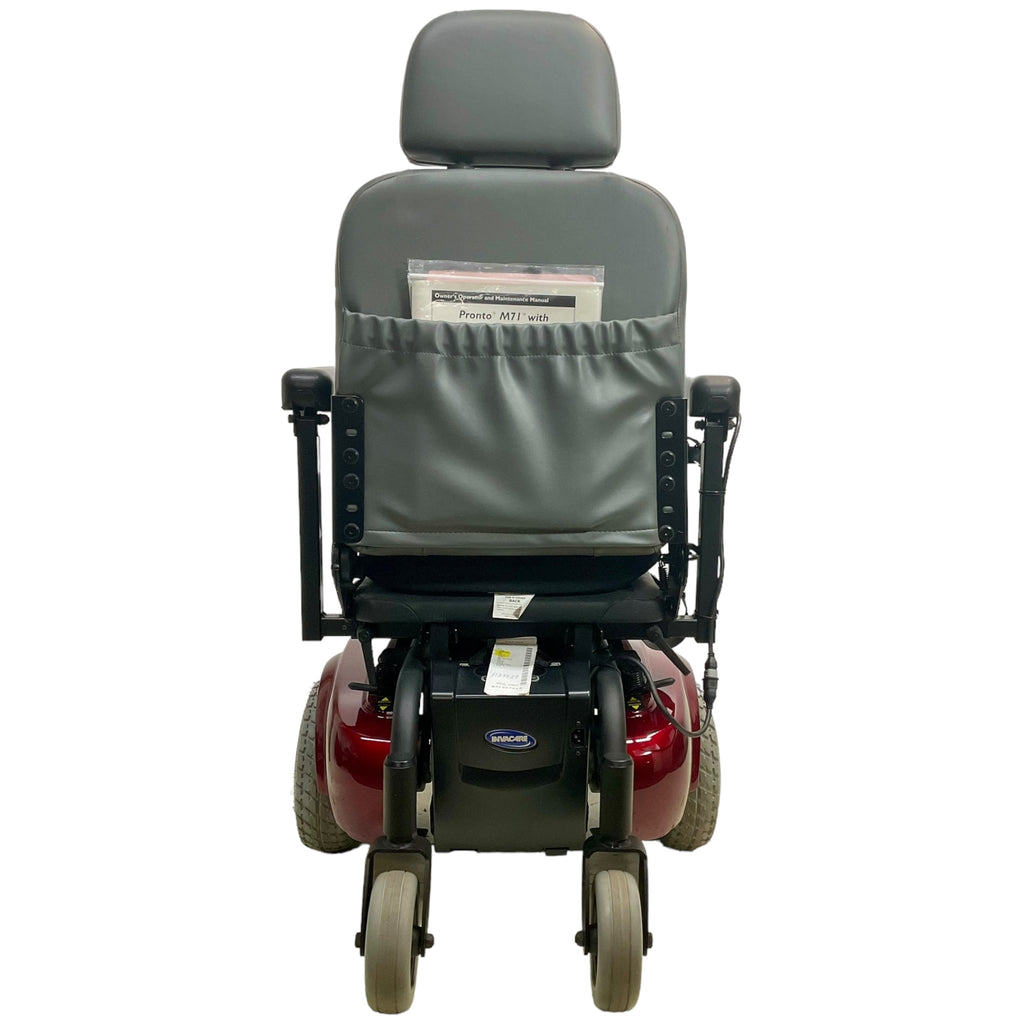 Back view of Invacare Pronto M71 with SureStep