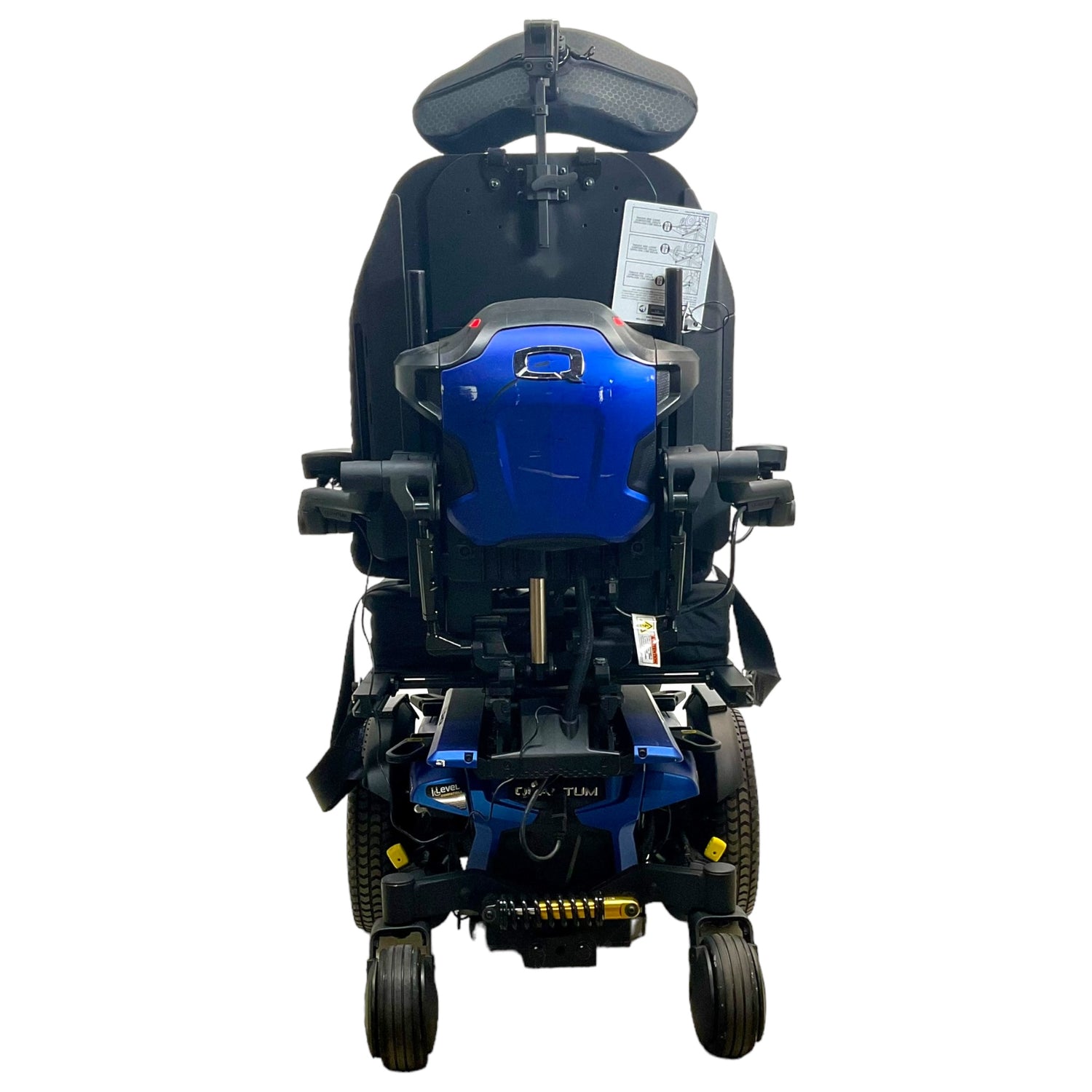 Back view of Pride Quantum Q6 Edge 3 power chair