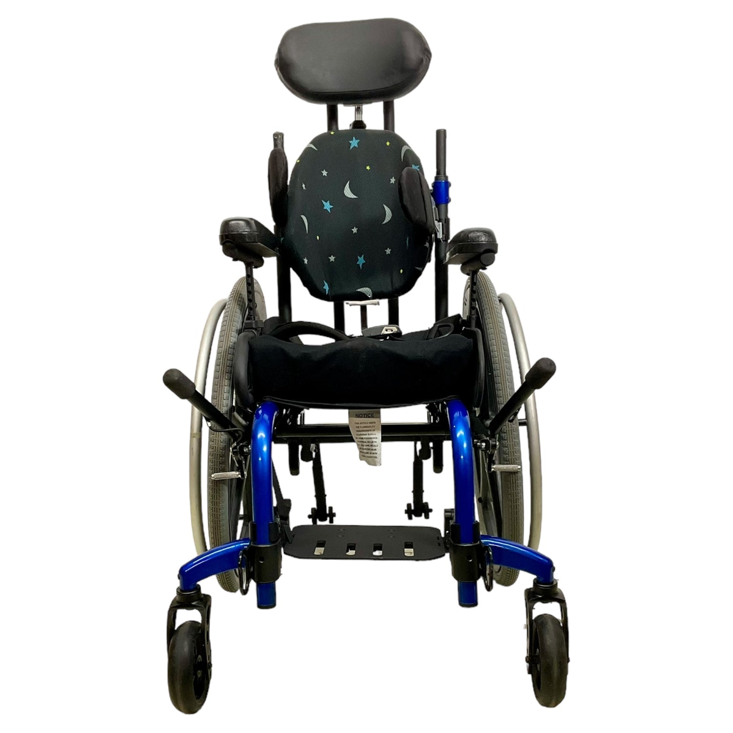 Front view of Ki Mobility Little Wave Clik XPE Pediatric Wheelchair