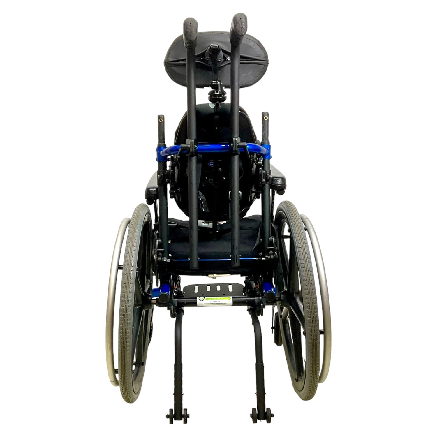 Back view of Ki Mobility Little Wave Clik XPE Pediatric Wheelchair