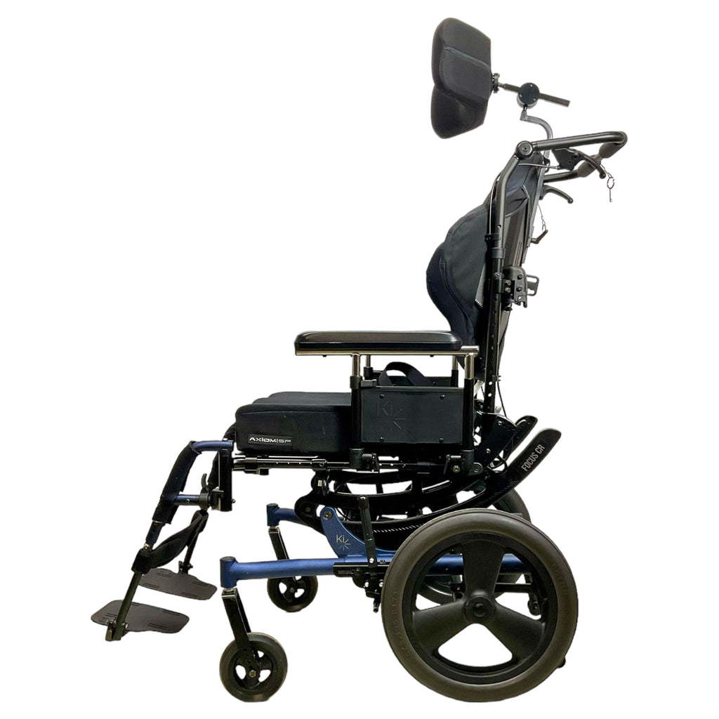 Left profile view of Ki Mobility Focus CR wheelchair