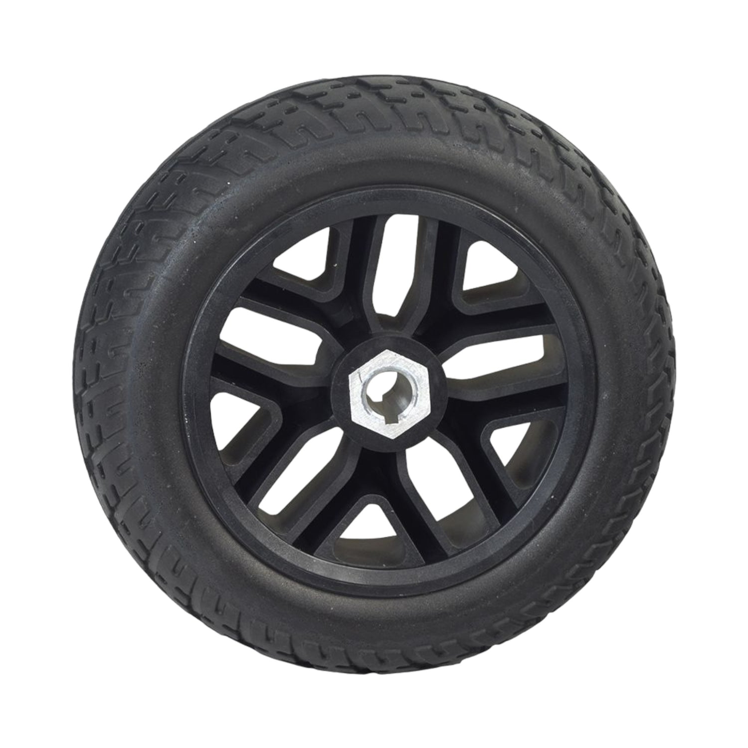 Rear Wheel Assembly for Golden Buzzaround EX & Buzzaround LX Scooters | Flat-Free | 9 x 2 inches