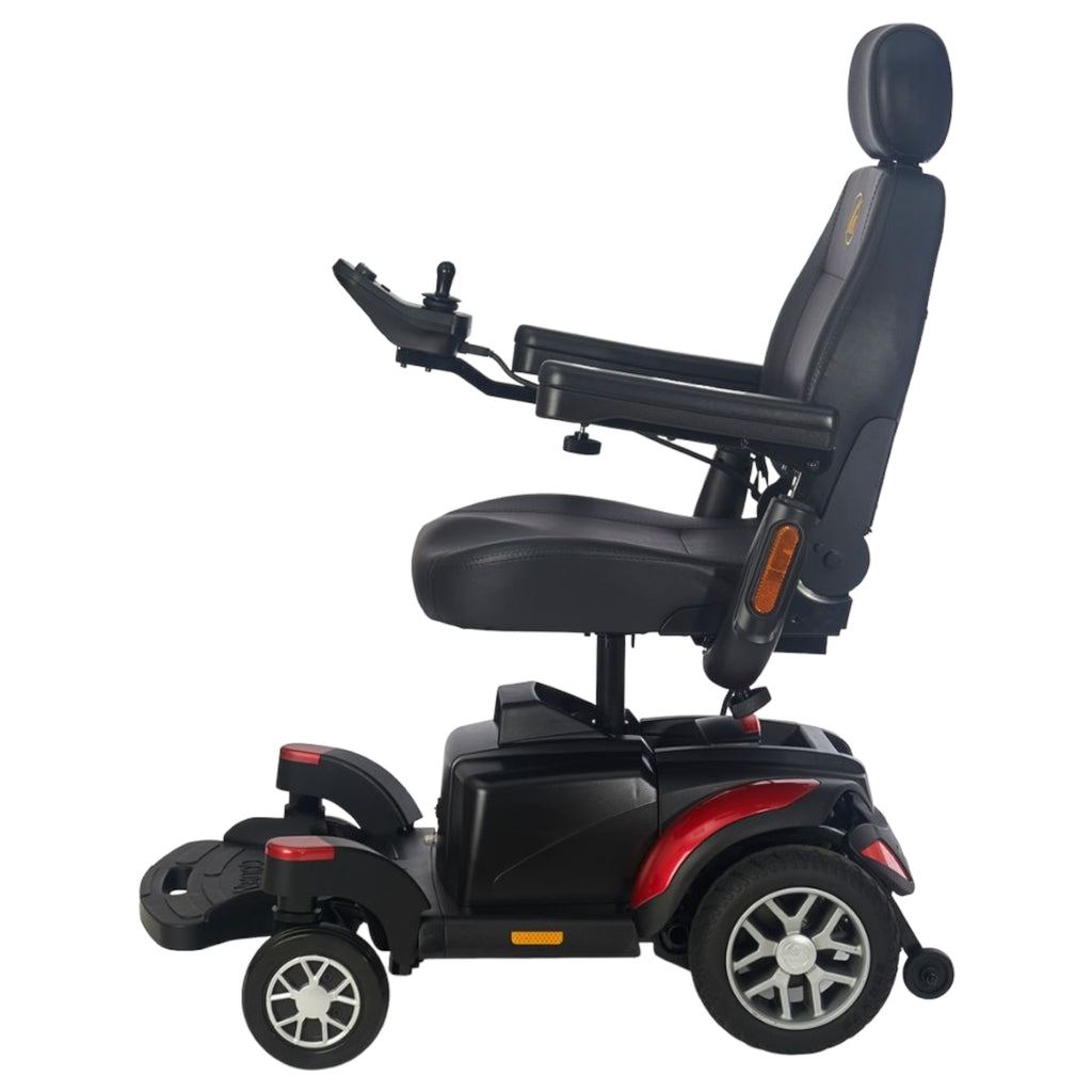 Side profile view of Golden BuzzAbout Power Chair