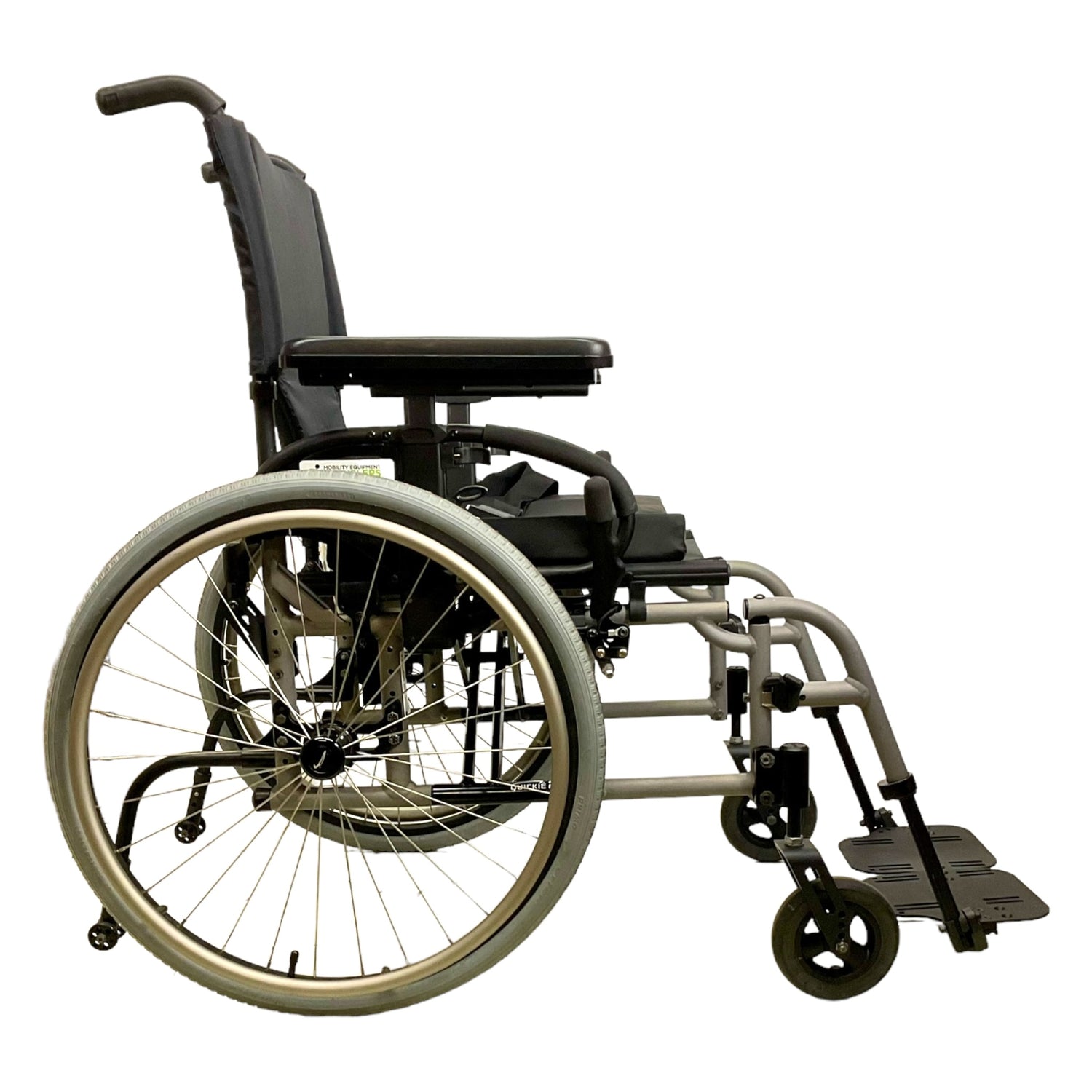 Right profile view of Quickie 2 manual wheelchair
