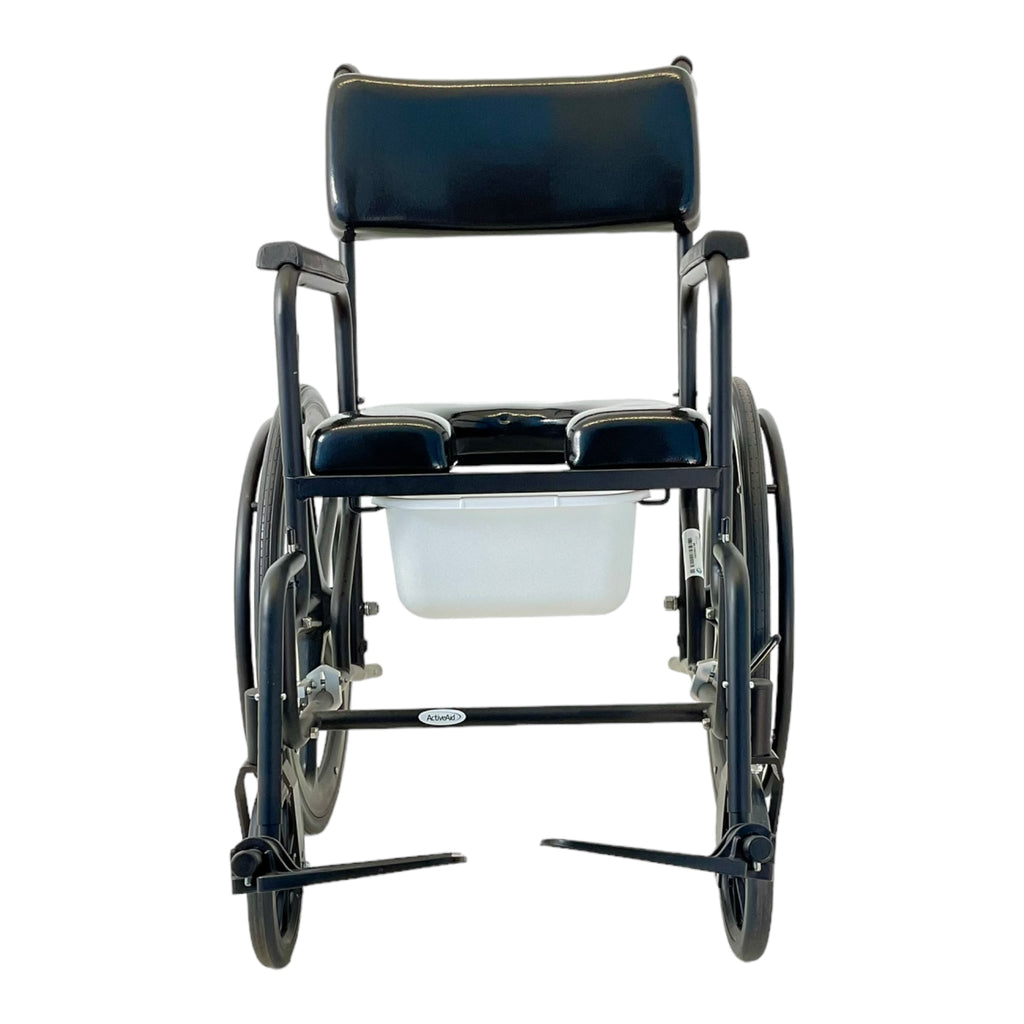 Front view of ActiveAid 480 Rehab Shower and Commode Chair
